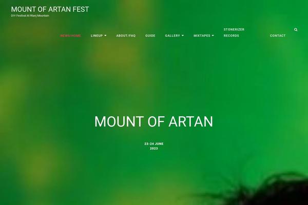 Audioman theme site design template sample