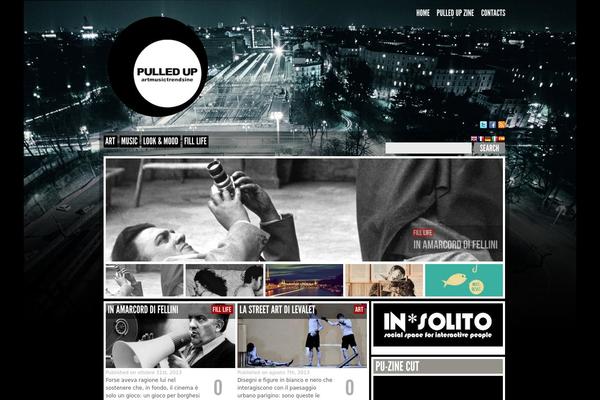 Magzimus theme site design template sample
