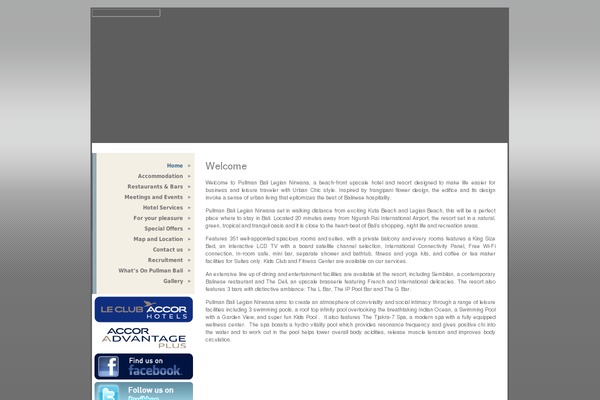 pullmanbalilegiannirwana.com site used Pullman