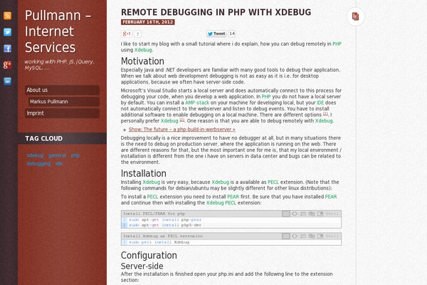 Site using Explanatory Dictionary plugin