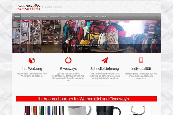 evolve theme site design template sample