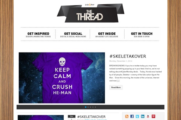 Organic Magazine theme site design template sample