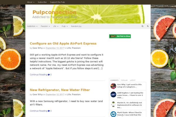 Ultra theme site design template sample