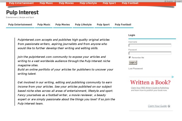 MesoColumn theme site design template sample