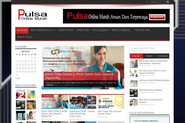 Site using Kento Social Share plugin