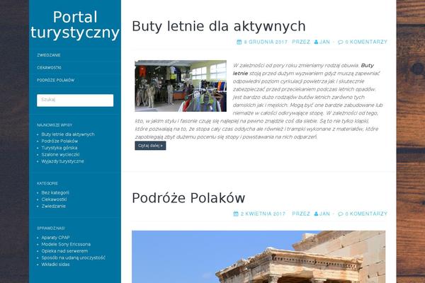 Flat-Sky theme site design template sample