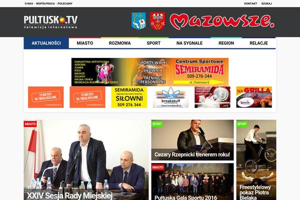 Meganews theme site design template sample