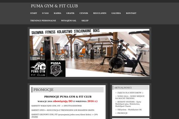 pumafit.pl site used Savoy