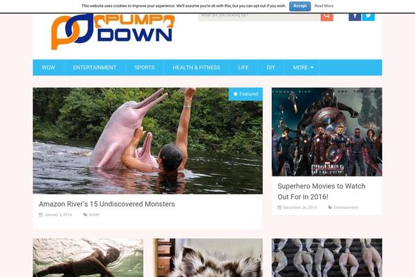 Bimber theme site design template sample