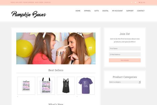 Eshop theme site design template sample