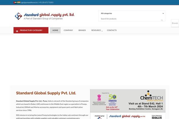 Gon theme site design template sample