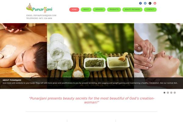 Zippy theme site design template sample