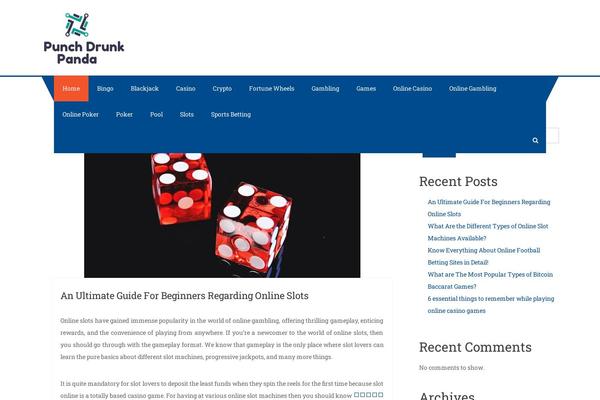punchdrunkpanda.com site used Scholarship