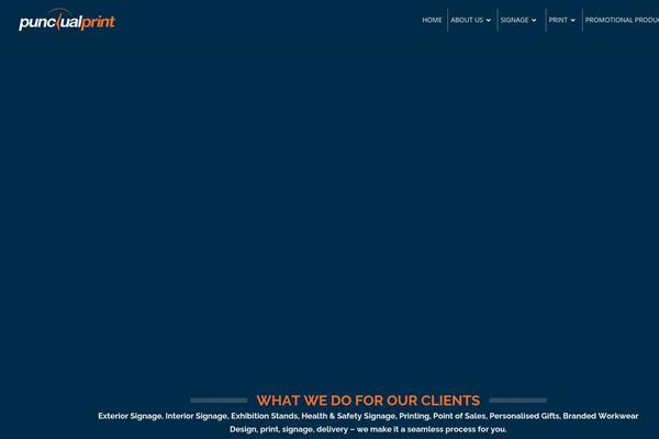 Brooklyn Child theme site design template sample