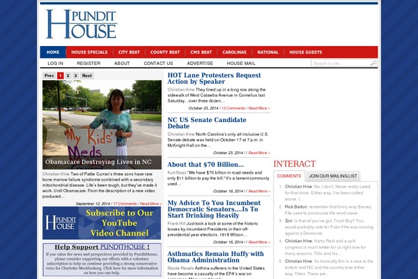 pundithouse.com site used Transcript2