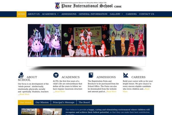 Campus theme site design template sample