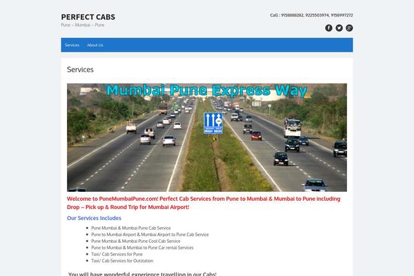The Box theme site design template sample