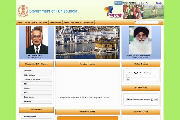 punjab.gov.in site used Business-epic