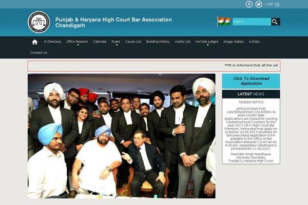 punjabharyanahighcourtbar.in site used Barcouncil