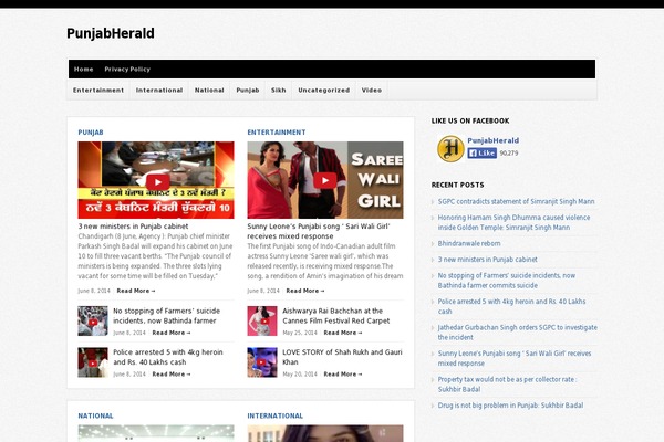 punjabherald.com site used Wpbold