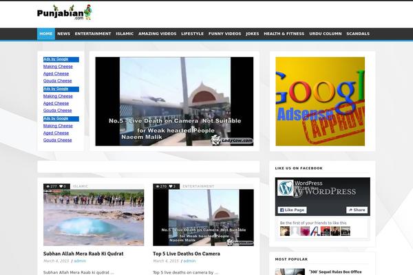 Lynx theme site design template sample