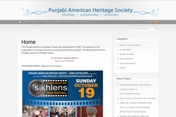 Headlines theme site design template sample