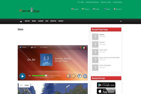Theme Rush theme site design template sample