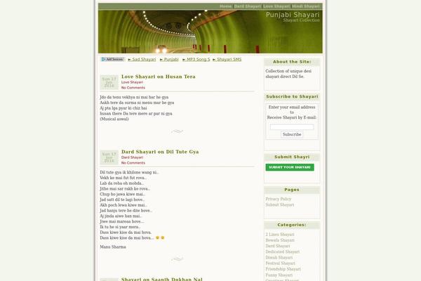 Connections theme site design template sample