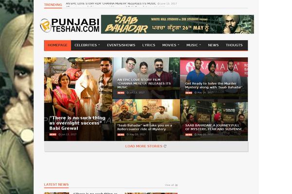 Site using Penci-portfolio plugin