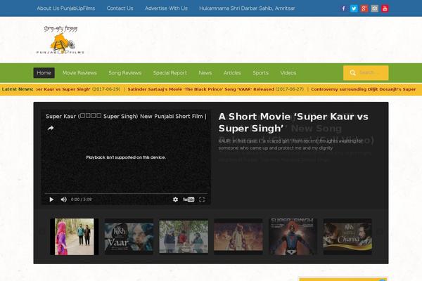 NewsCard theme site design template sample
