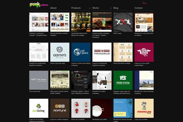 Portfolium theme site design template sample