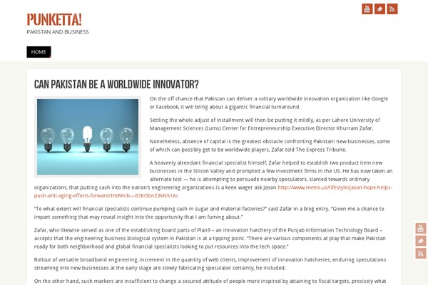 Parabola theme site design template sample