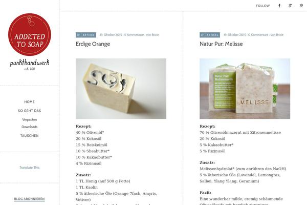 Namba theme site design template sample
