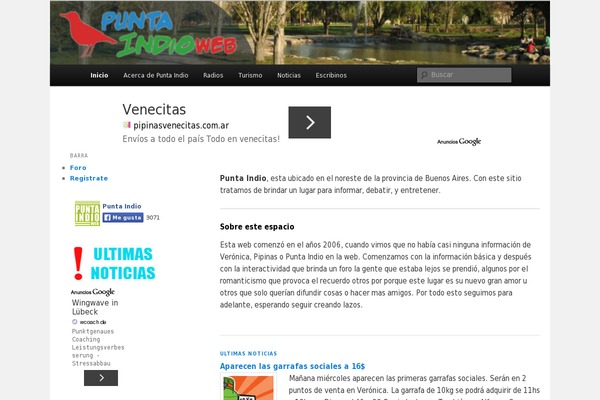 Daily Magazine theme site design template sample