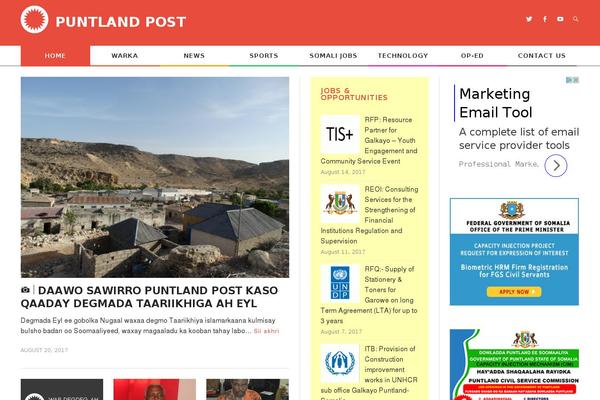 puntlandpost.com site used Puntland-post