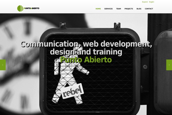 Scroller theme site design template sample