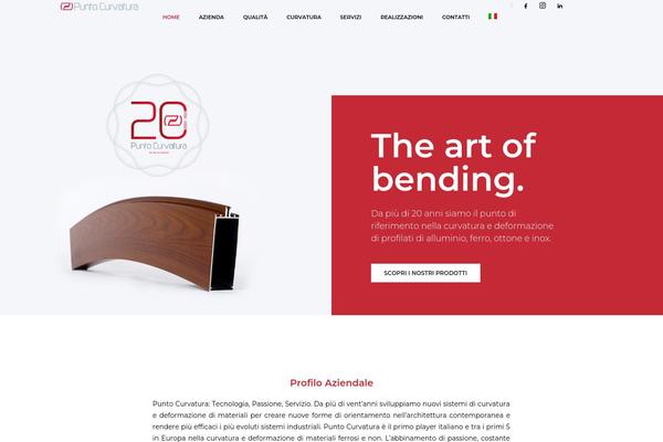 Pofo theme site design template sample