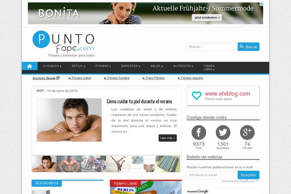 Site using Ocean-social-sharing plugin