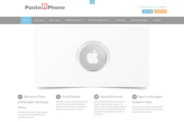Shift theme site design template sample