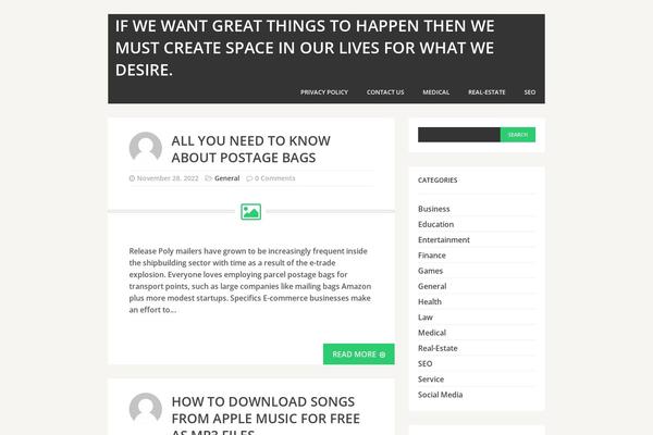 MH Cicero lite theme site design template sample