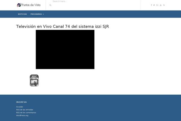 VideoTube theme site design template sample