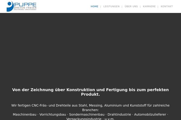 Bridge theme site design template sample