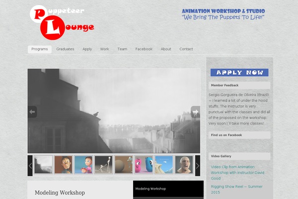 Site using fw-vimeo-videowall plugin