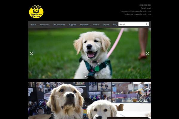 BlackBird theme site design template sample