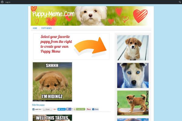Lifestyle theme site design template sample