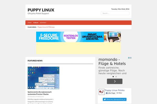 Newspress theme site design template sample