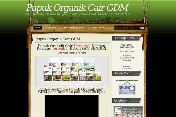 Hanging theme site design template sample