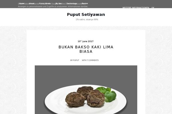 puputs.com site used Sastro