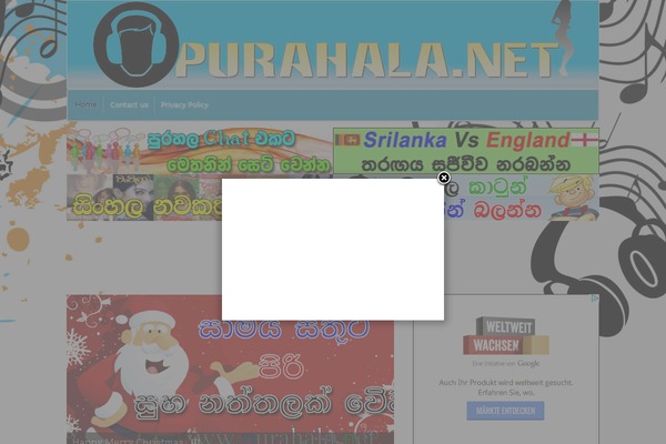 Site using Facebook Page Promoter Lightbox plugin