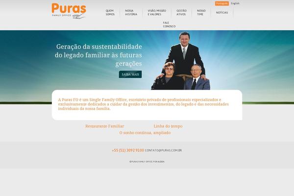 puras.com.br site used Puras